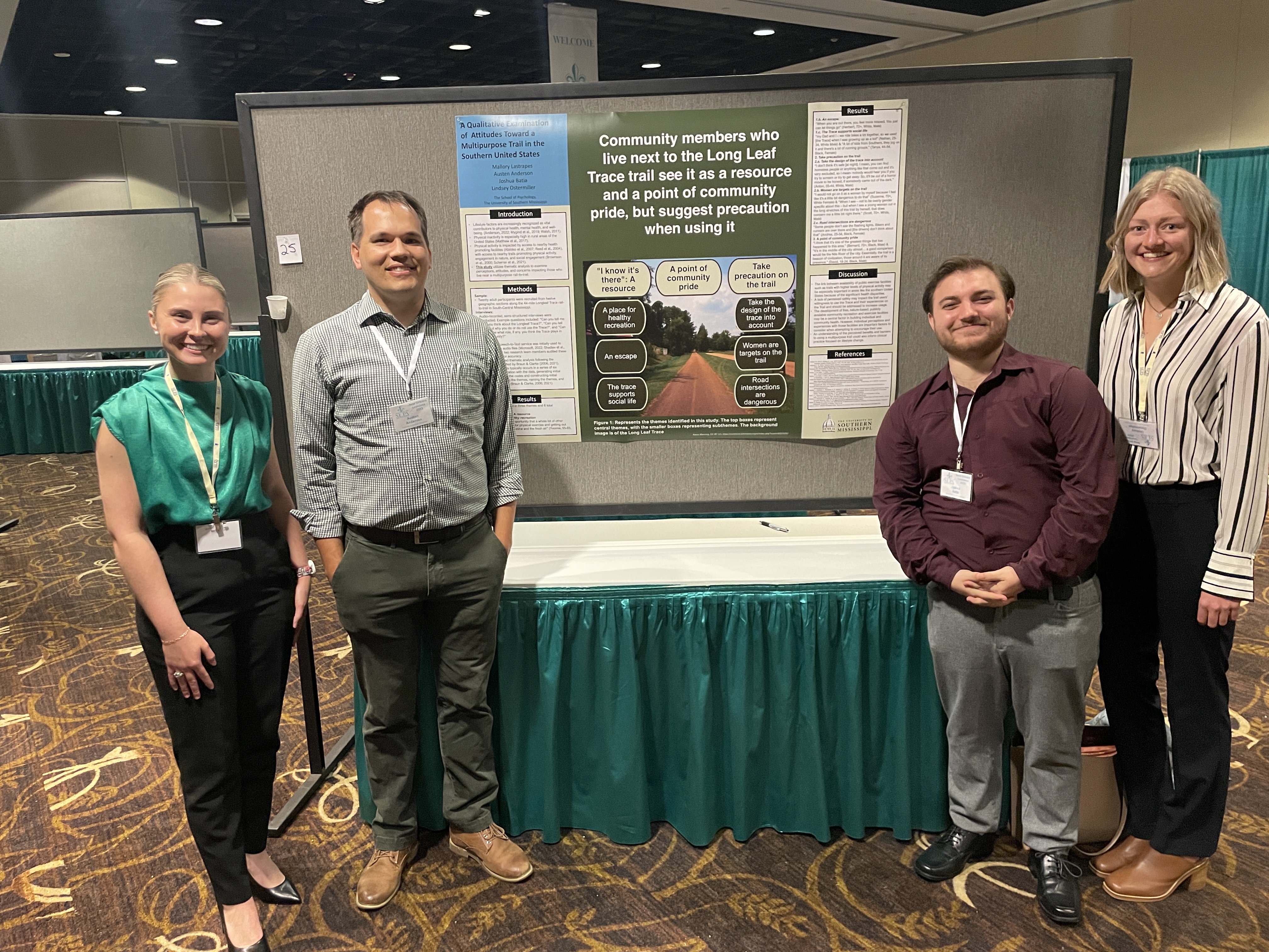 Long leaf trace poster and presenters